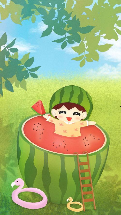 吃瓜的快乐图片大全,趣味吃瓜瞬间大盘点